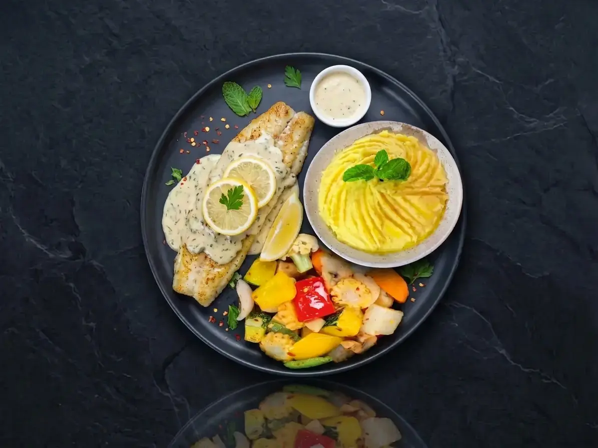 Creamy Garlic Dory