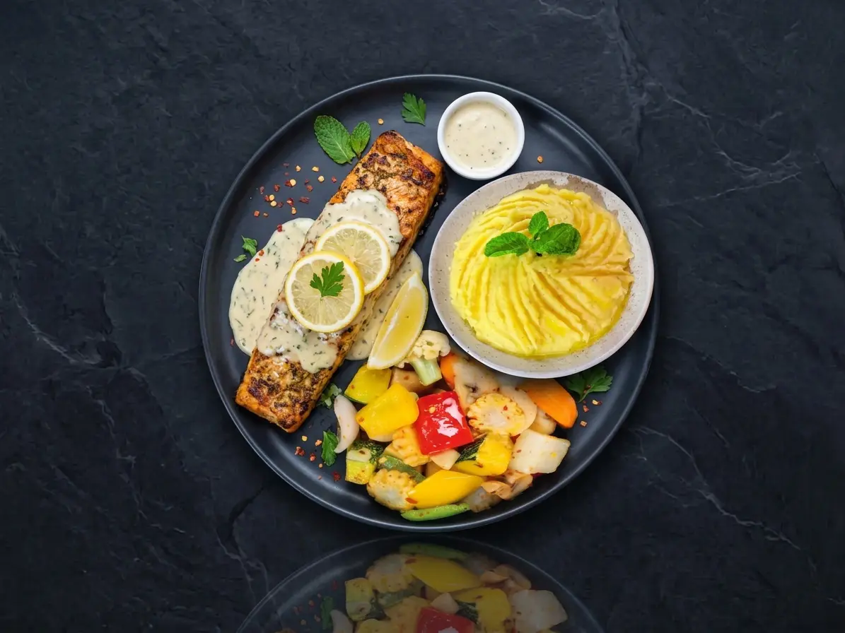Creamy Garlic Salmon