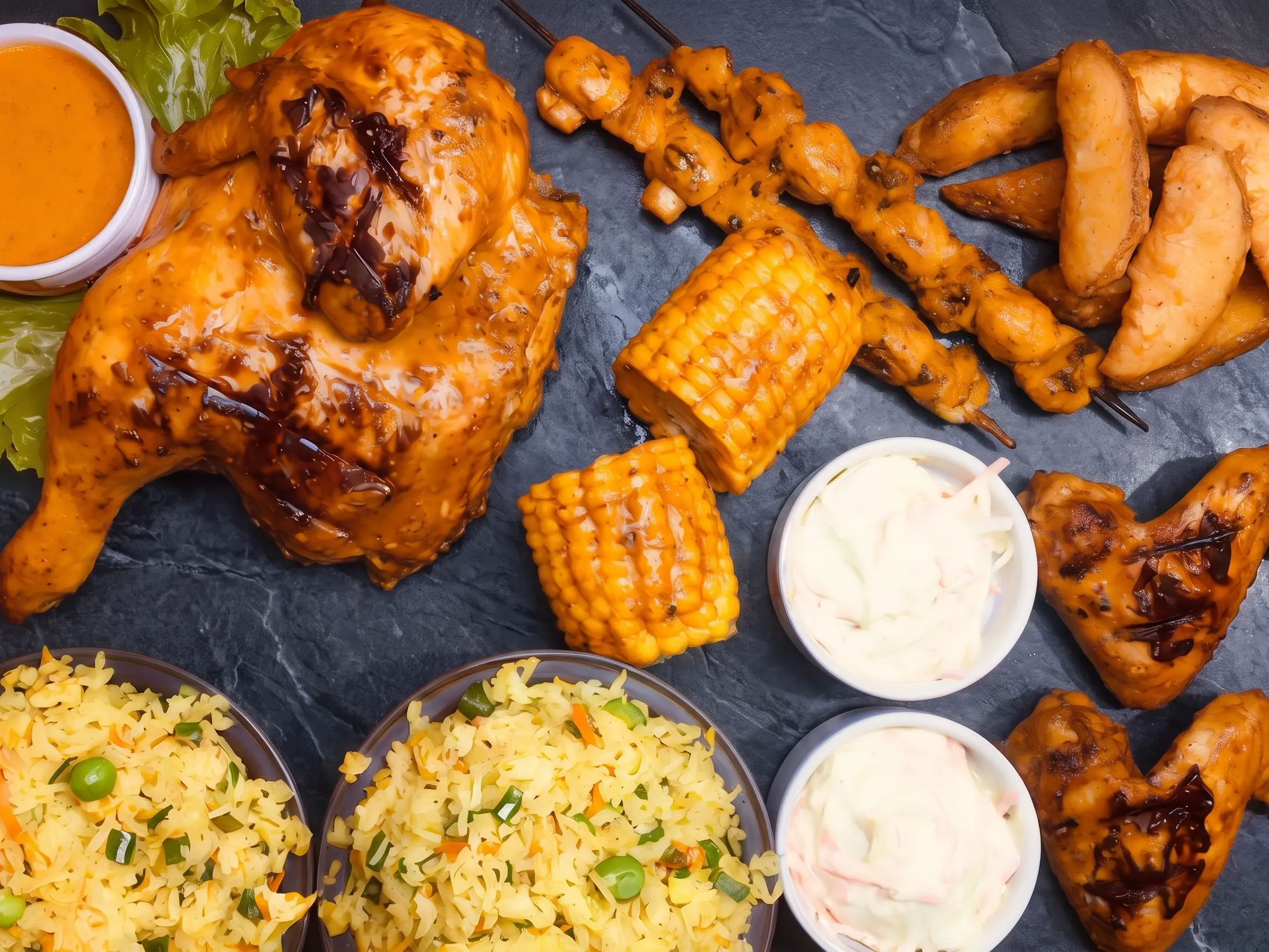 Half Chicken Platter