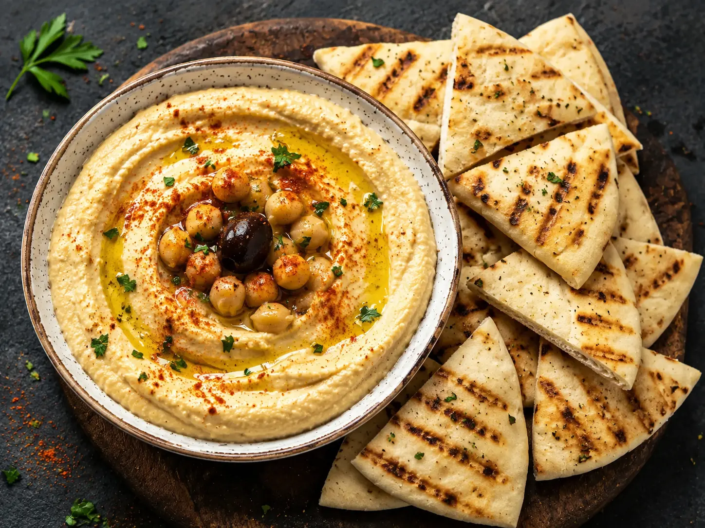 Hummus with Bread
